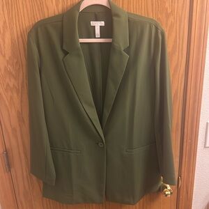 - Leith green blazer new with tags size small
